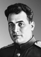 Командующий фронтом  И. Д. Черняховский