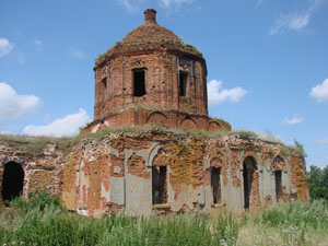 23 июля 2009 г. Остатки церкви в Озерках - фотография Сергея Самодурова